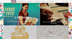 Desktop Screenshot of festivallivresentete.com