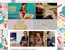 Tablet Screenshot of festivallivresentete.com